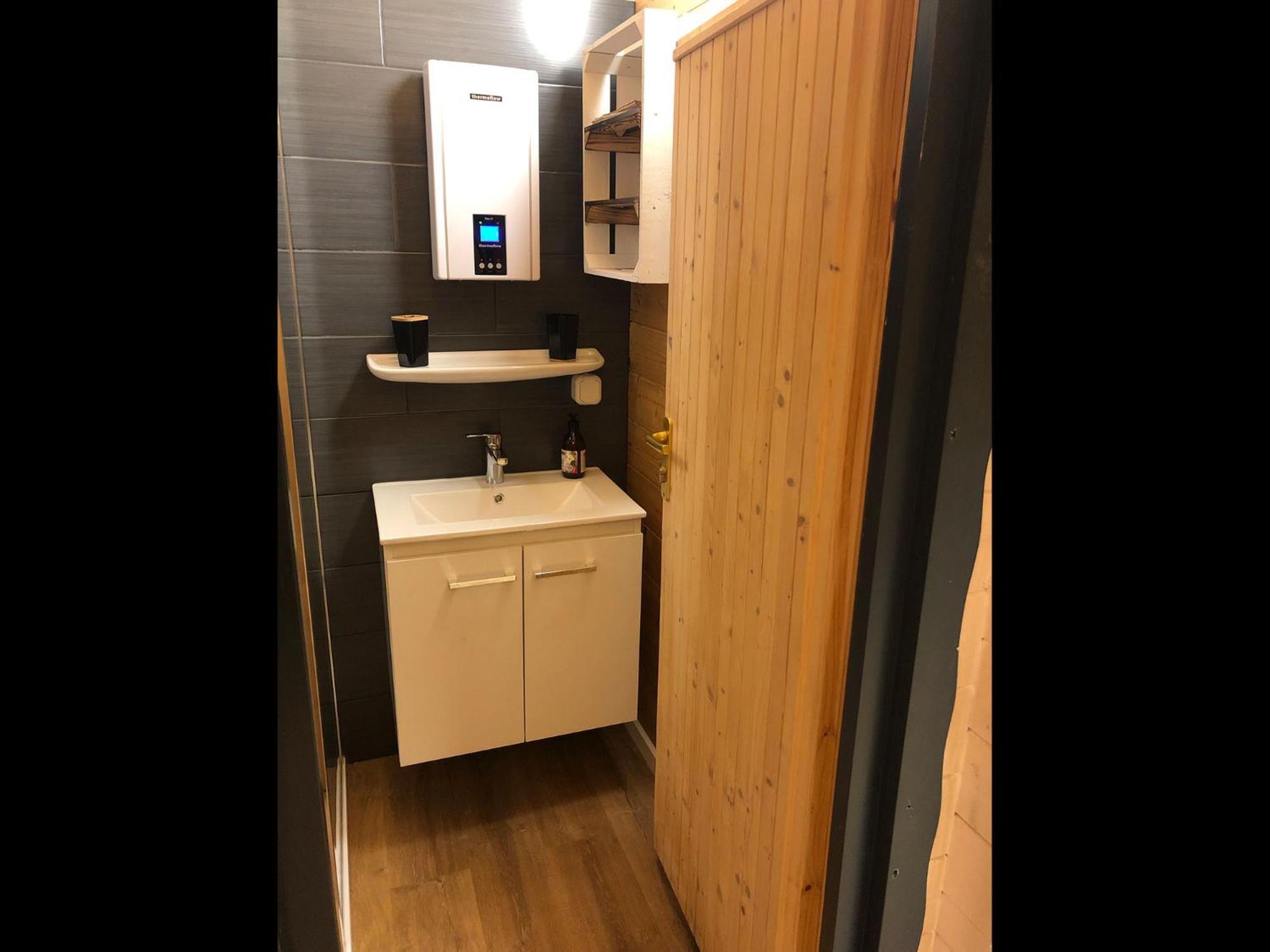 Neu! Ferienhuette Tiny House Villa Schoningen Exteriör bild