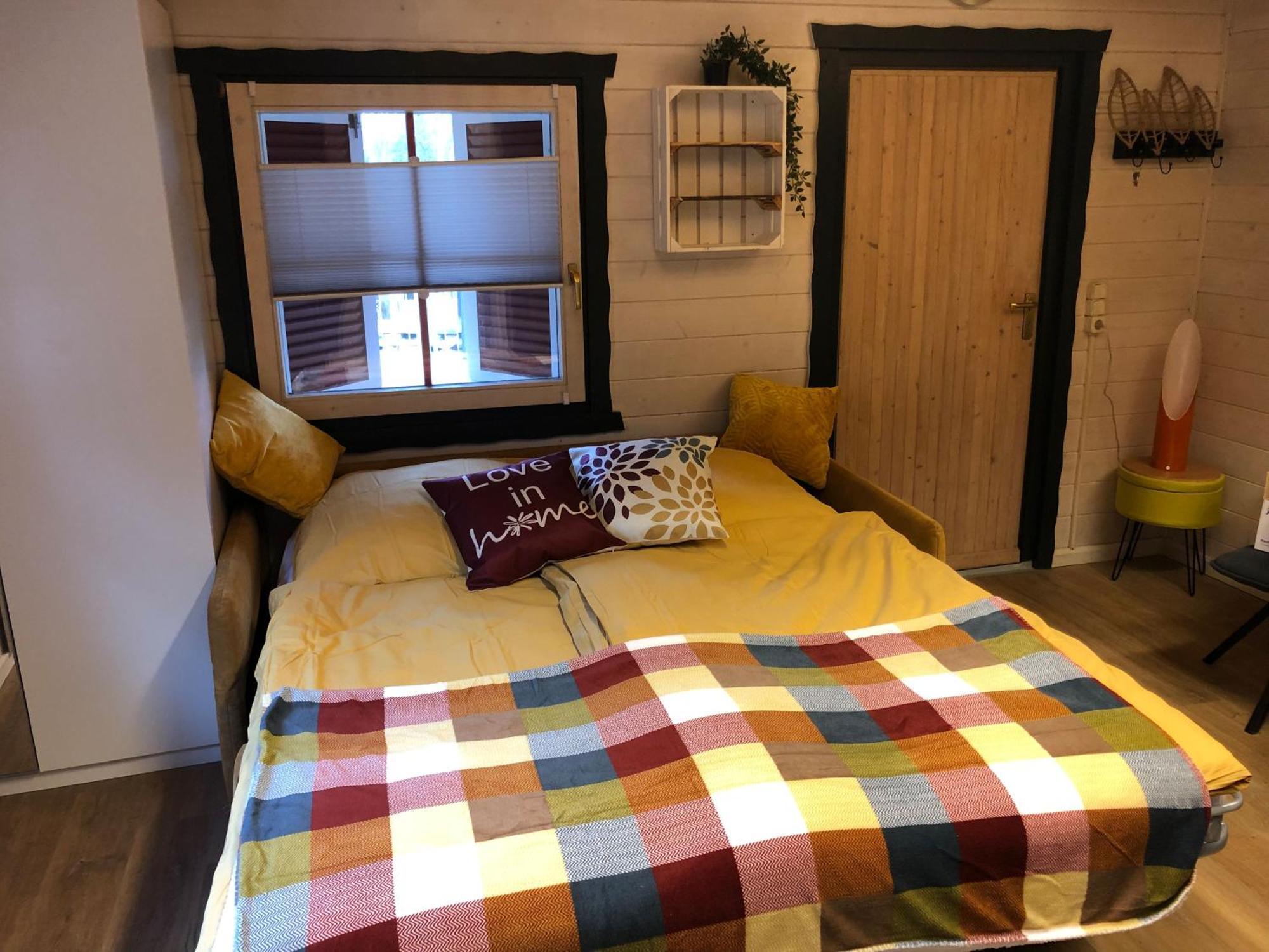 Neu! Ferienhuette Tiny House Villa Schoningen Exteriör bild