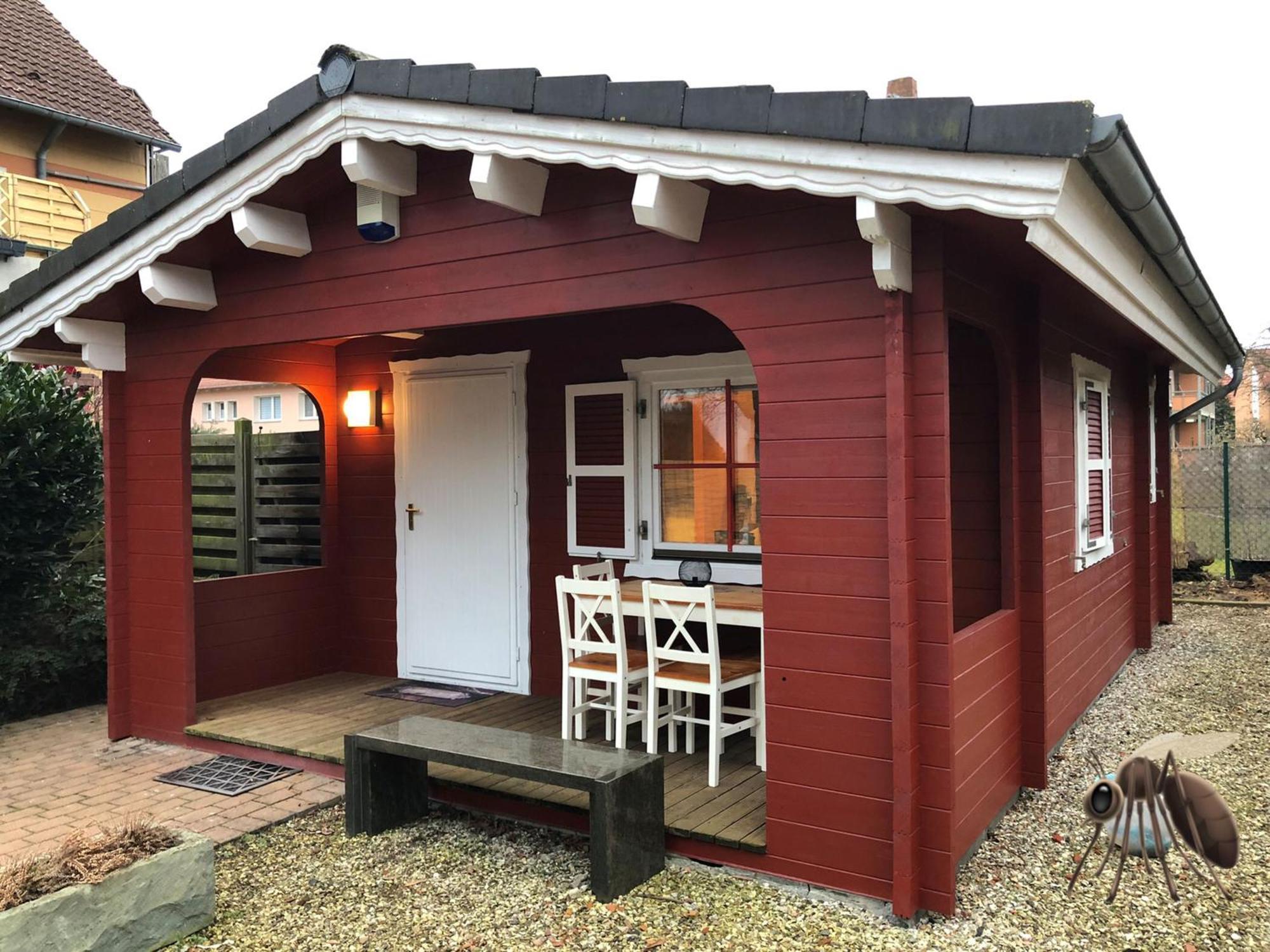 Neu! Ferienhuette Tiny House Villa Schoningen Exteriör bild
